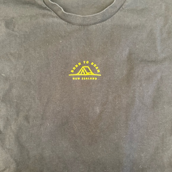 Staple Dark Blue Tee with Yellow Graphic - Picture 2 of 4